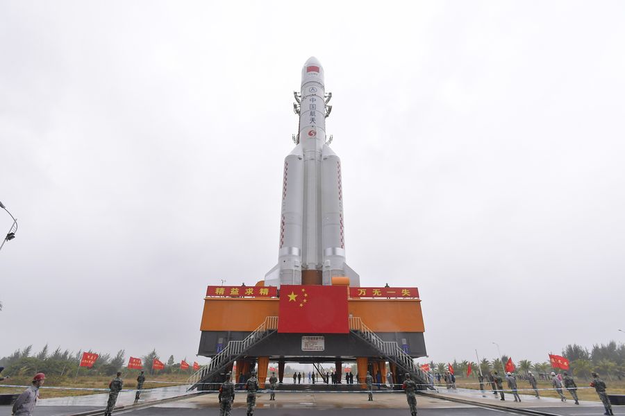 Le Centre de lancement spatial de Wenchang, dans la province chinoise de Hainan (sud), le 21 décembre 2019. (Xinhua/Zhang Gaoxiang)
