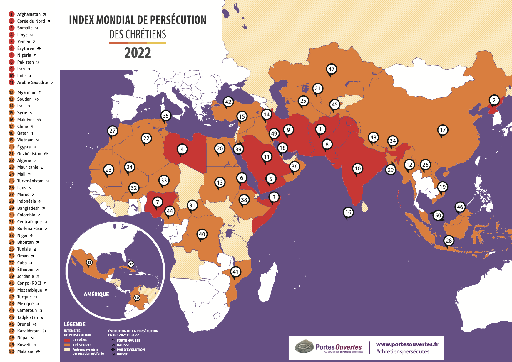 Record de persécution des chrétiens dans le monde en 2021