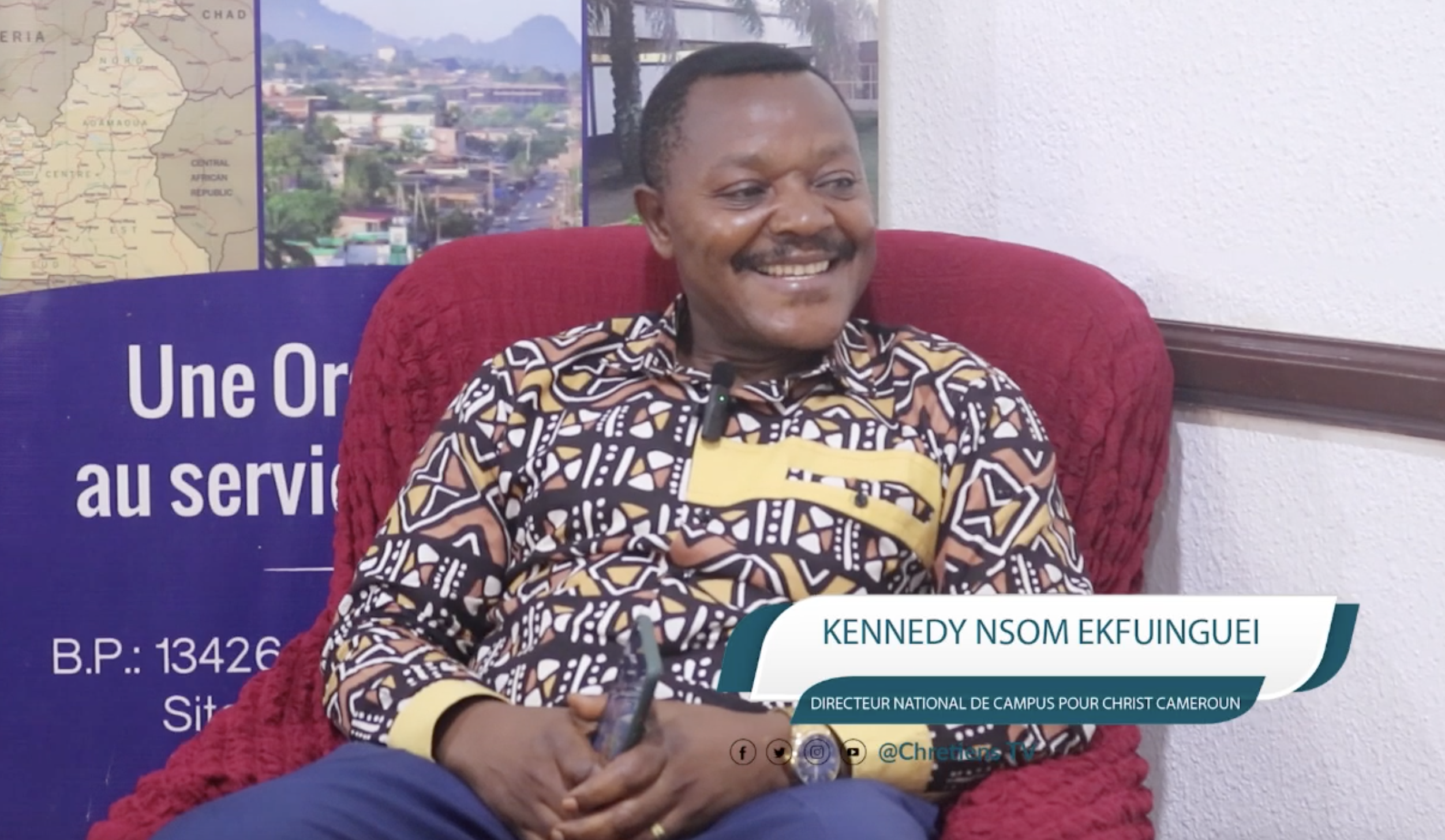 Kennedy Ekfuingei Nsom, Directeur national de Campus Pour Christ au Cameroun