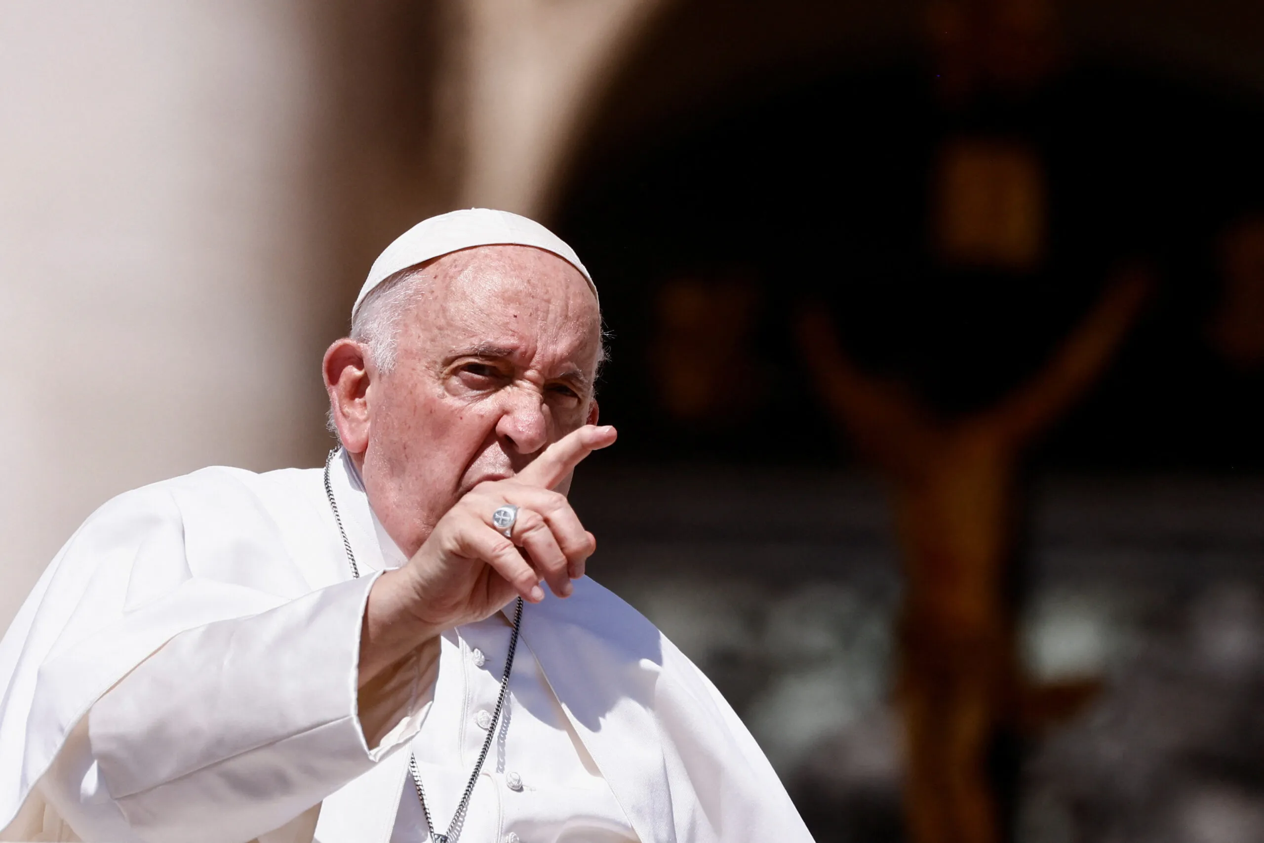 Le pape François au Vatican. /Photo prise le 7 juin 2023 au Vatican/REUTERS/Yara Nardi