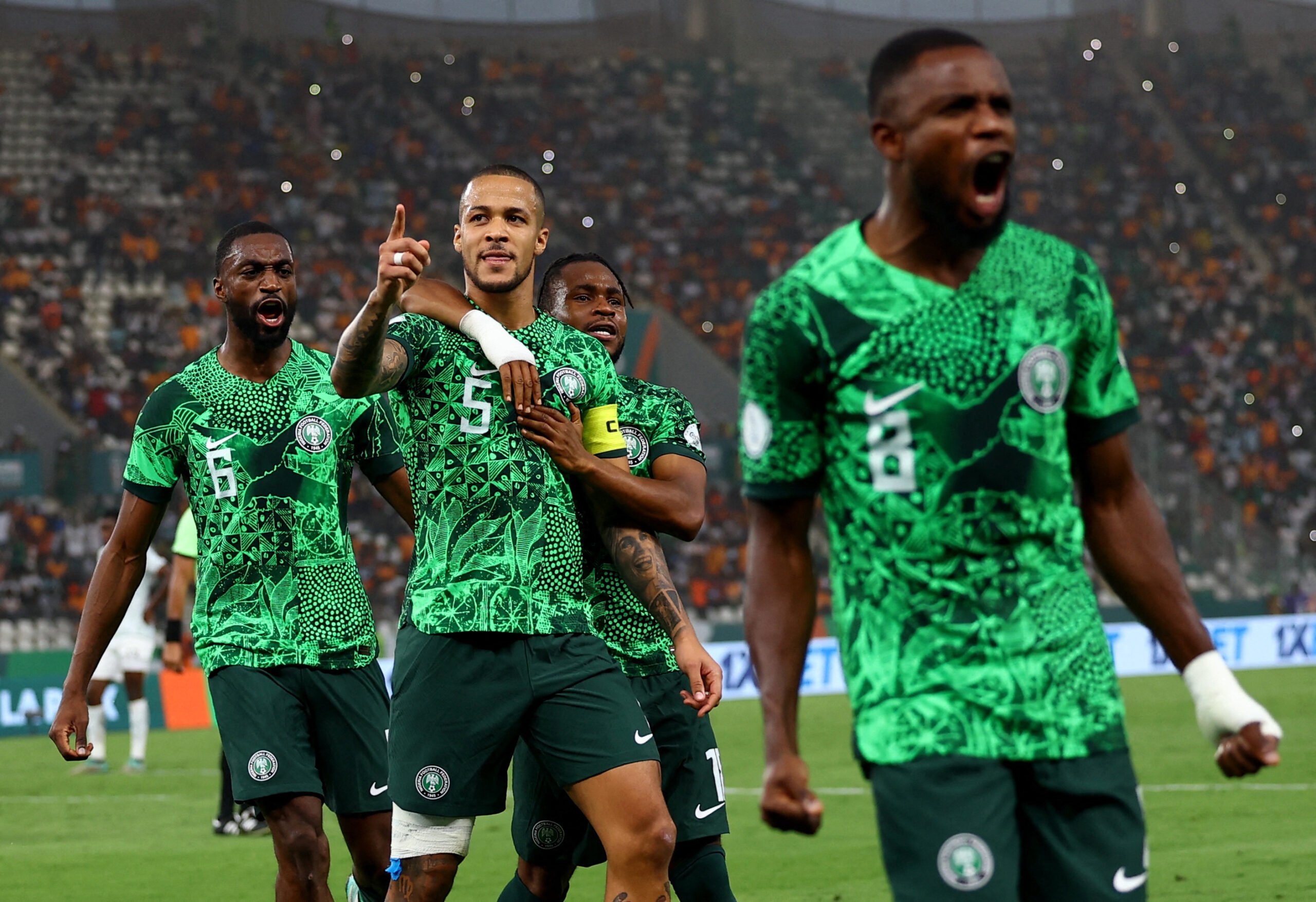 Direction la finale de la CAN pour le Nigéria !/Photo prise le 7 février 2024/REUTERS/SIPHIWE SIBEKO