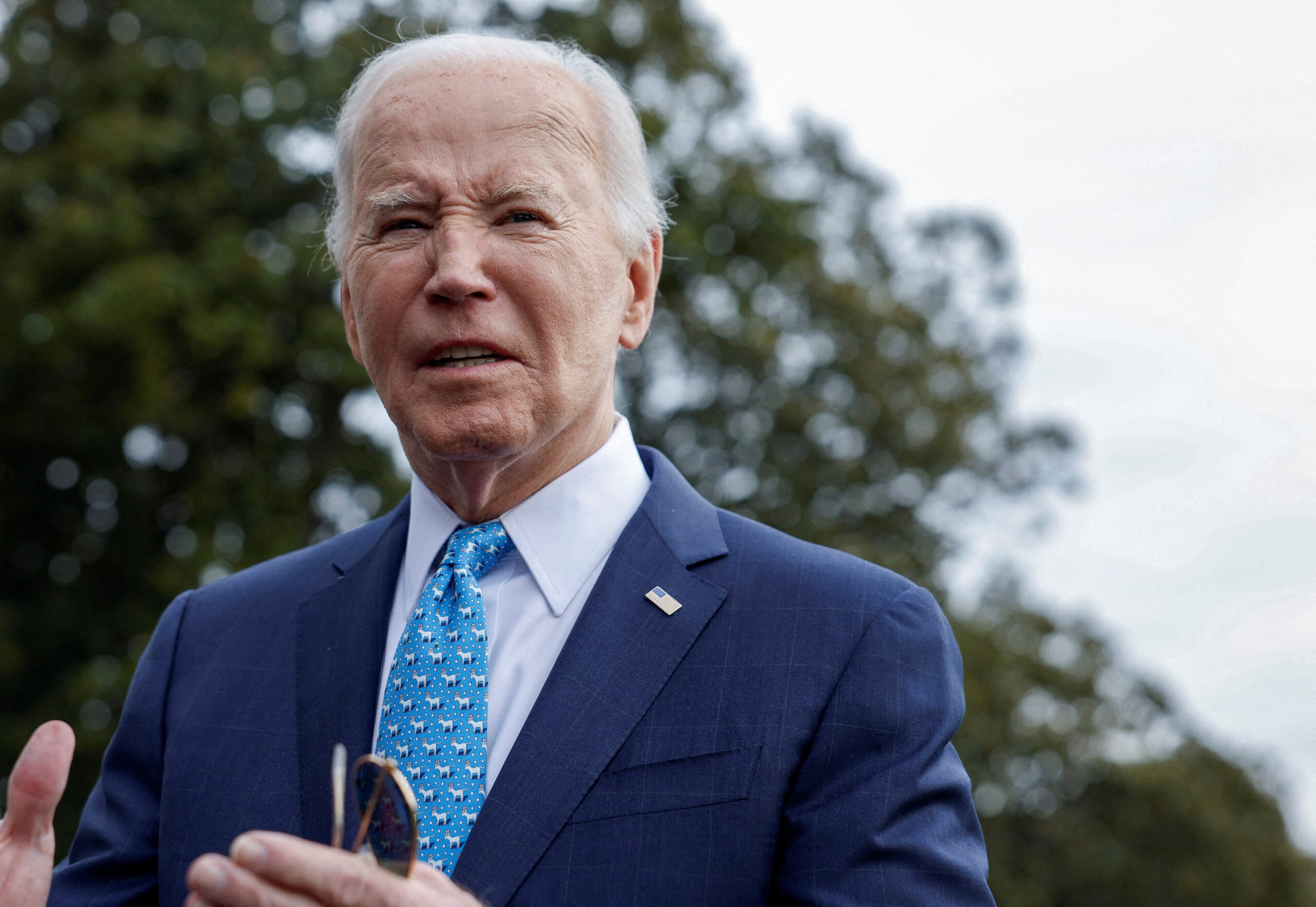 Joe Biden s'adresse aux médias à Washington, États-Unis. /Photo prise le 30 janvier 2024/REUTERS/Evelyn Hockstein