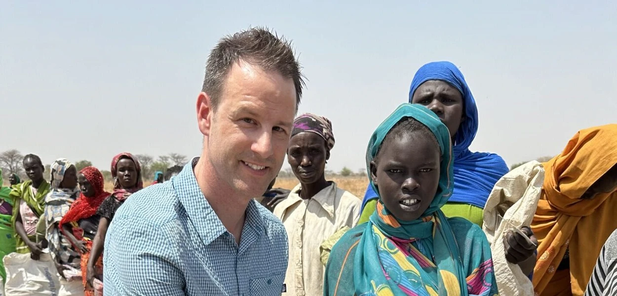 Simon Brechbühl au Soudan du Sud. csi