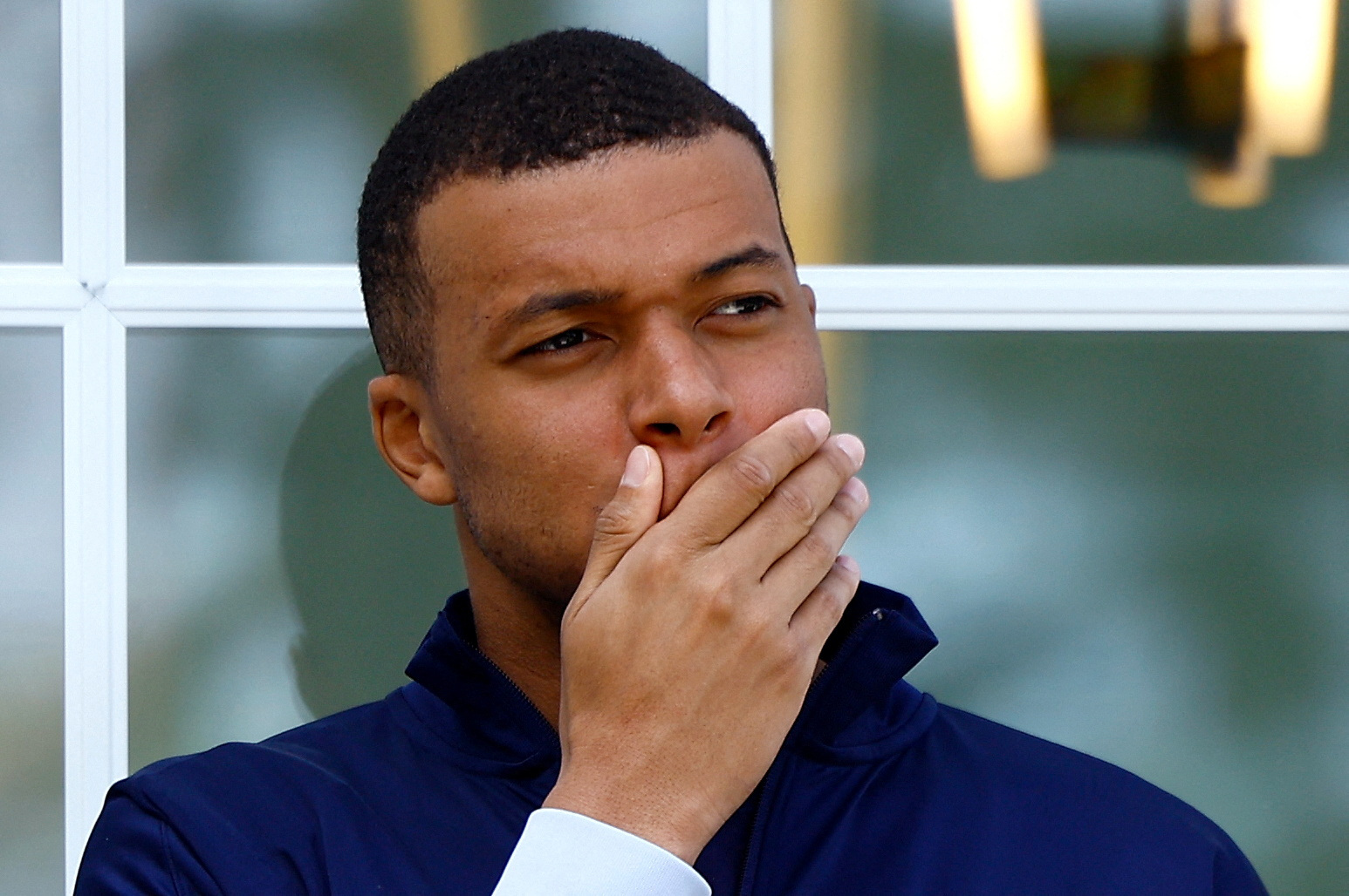 L'attaquant français Kylian Mbappé à Clairefontaine-en-Yvelines. /Photo prise le 3 juin 2024/REUTERS/Sarah Meyssonnier