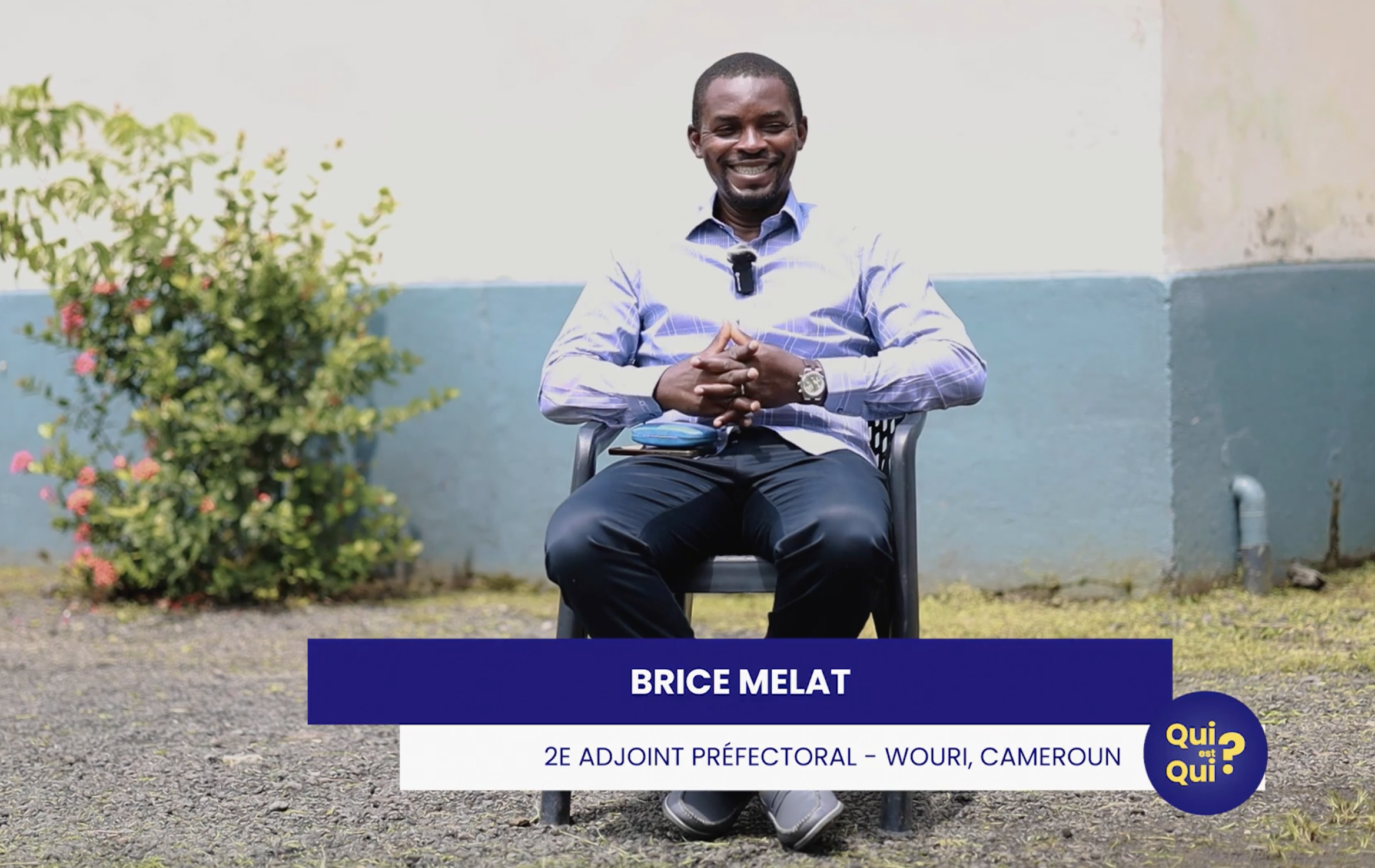 Monsieur Brice MELAT, Adjoint Préfectoral et Administration Territoriale à Douala (Cameroun), a accordé une interview exclusive à Zenabou NDOCKI, animatrice de l'émission "Qui est qui ?" sur Chrétiens TV.