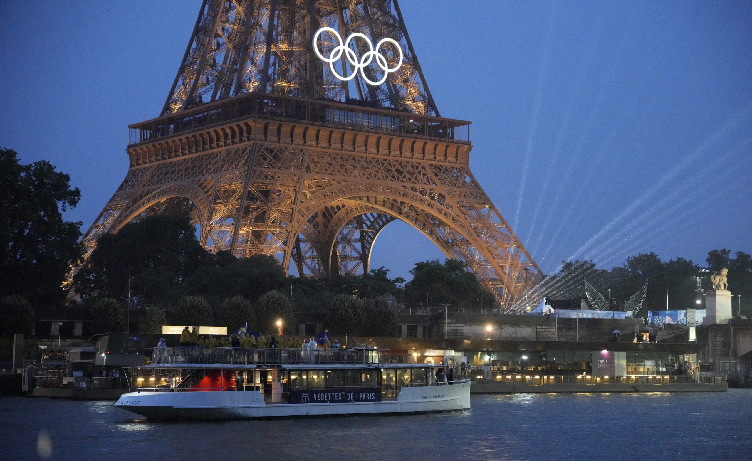 Cérémonie d'ouverture des JO de Paris 2024. /Photo prise le 26 juillet 2024/REUTERS/USA TODAY Sports/Andrew P. Scott