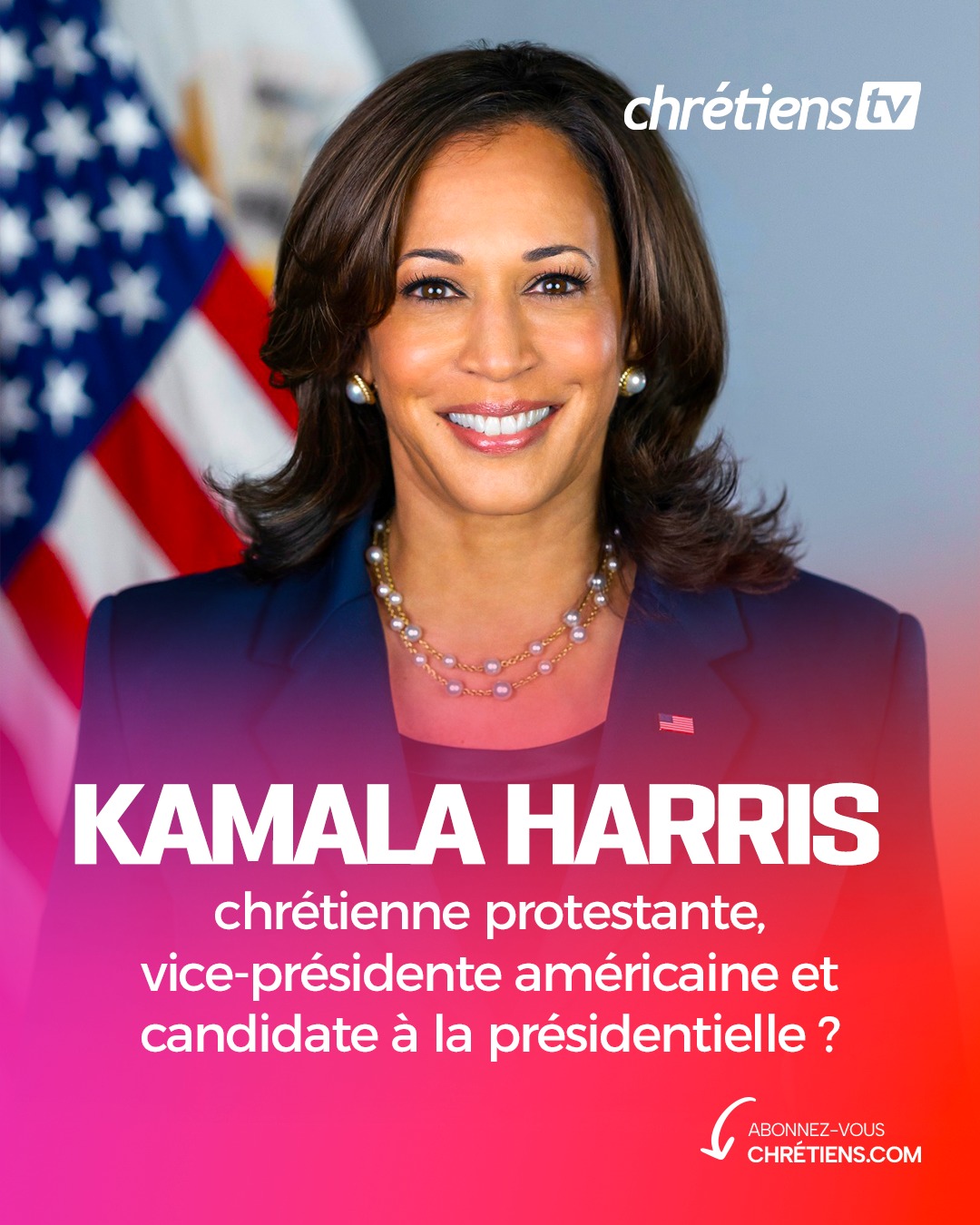 La vice-présidente américaine Kamala Harris