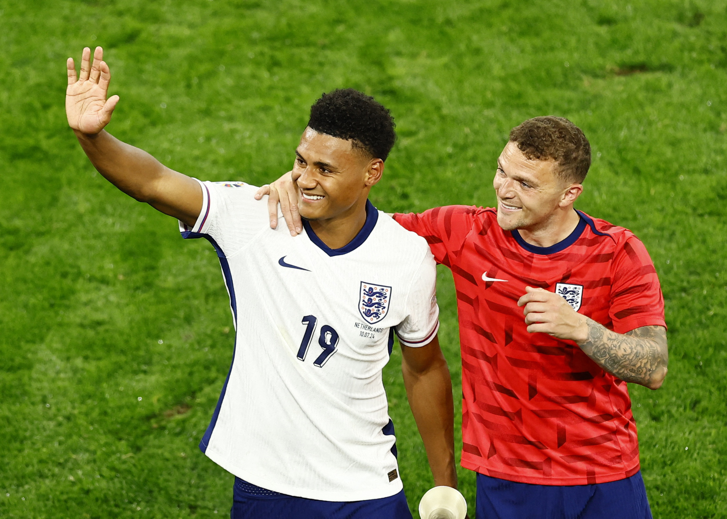 L'Angleterre en finale de l'Euro /Photo prise le 10 juillet 2024/REUTERS/Leon Kuegeler