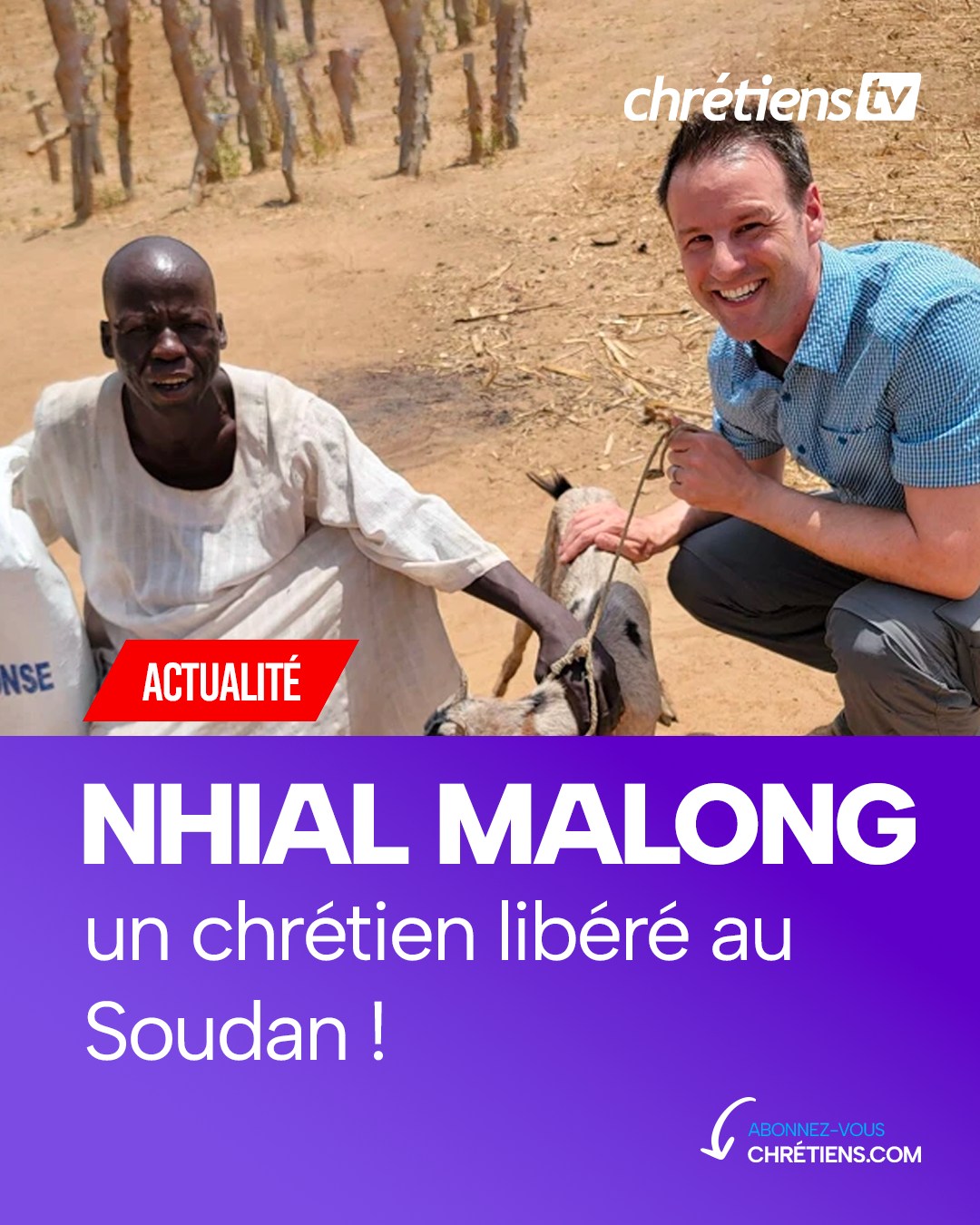 Quand il était enfant, Nhial Malong vivait heureux avec sa famille dans le village sud-soudanais de Marialbai, menant paître leur petit troupeau de vaches et de chèvres.