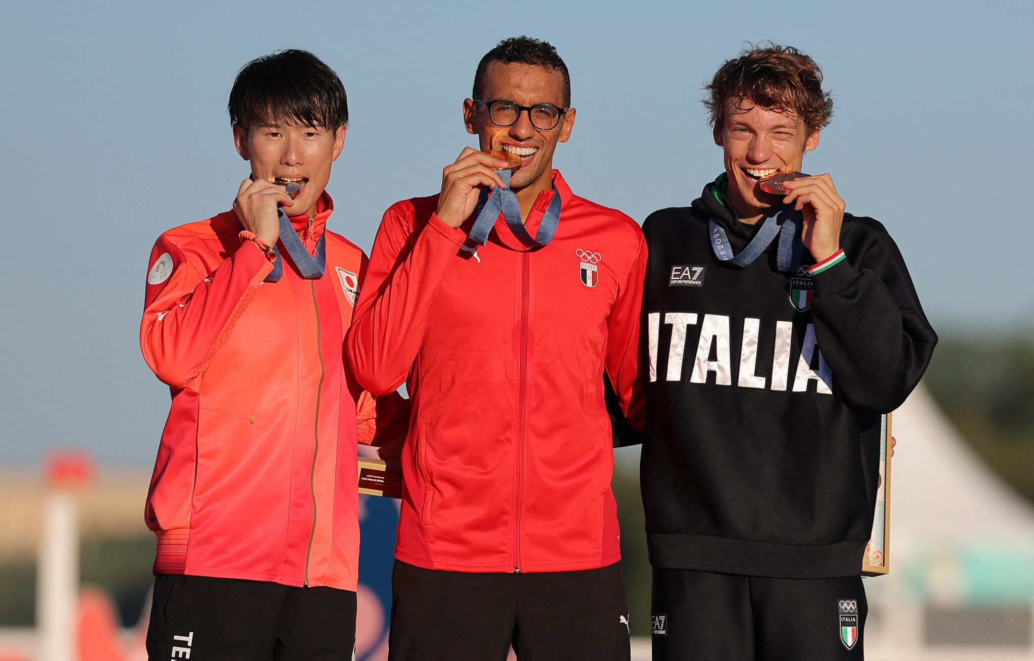 JO Pentathlon moderne (H) Ahmed Elgendy médaillé d'or du pentathlon