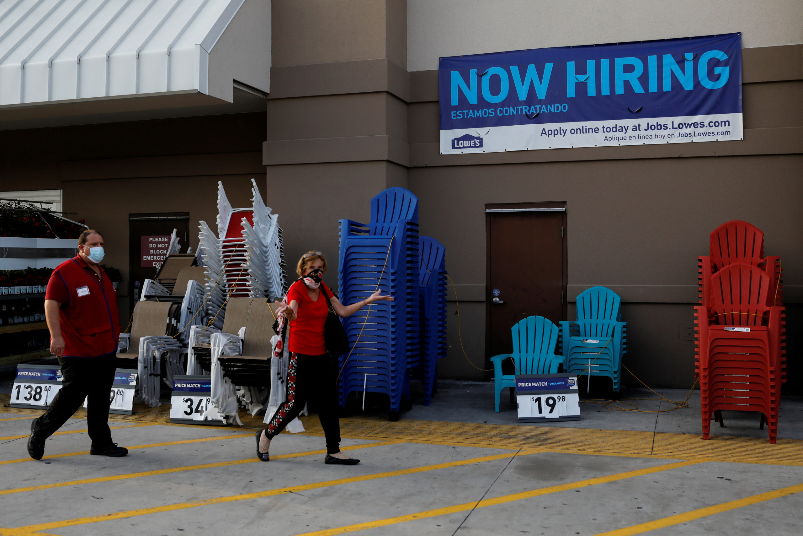 USA: REBOND SURPRISE ET SPECTACULAIRE DE L'EMPLOI EN MAI