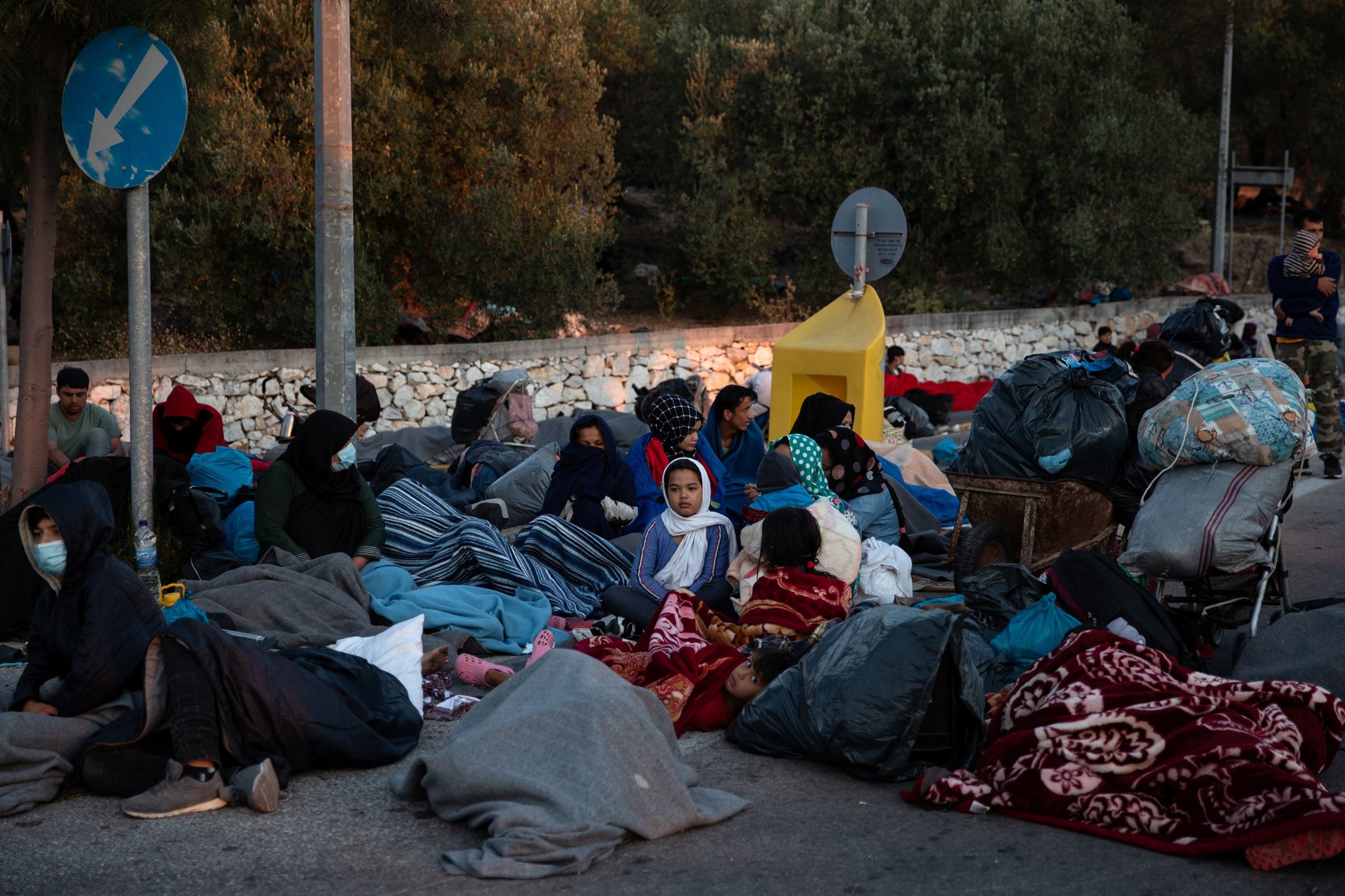 Des milliers de migrants sans abri après l'incendie à Lesbos