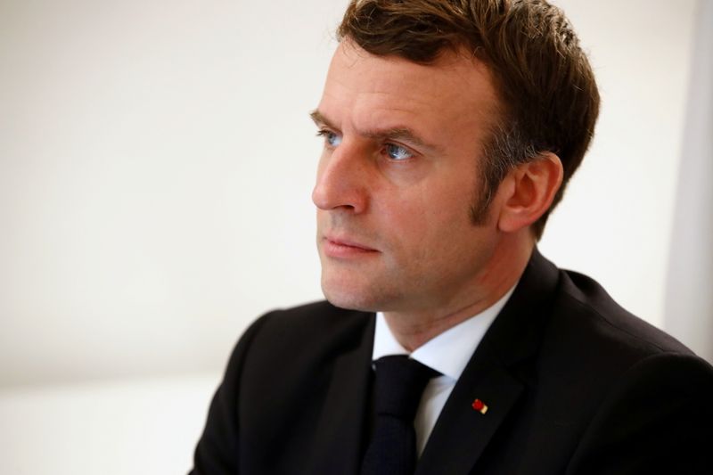 Emmanuel Macron a "confiance dans la force de la démocratie" aux Etats-Unis