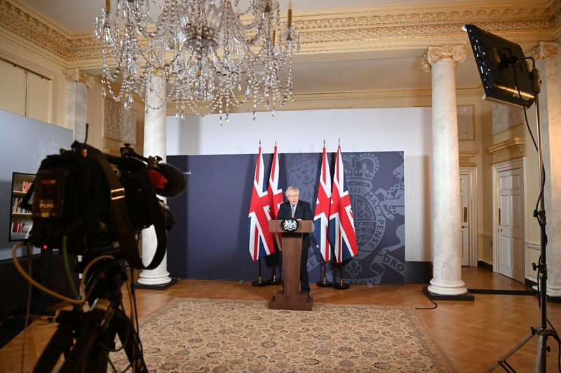 Grande-Bretagne: L'accord post-Brexit résout la question "controversée" de l'Europe, selon Johnson