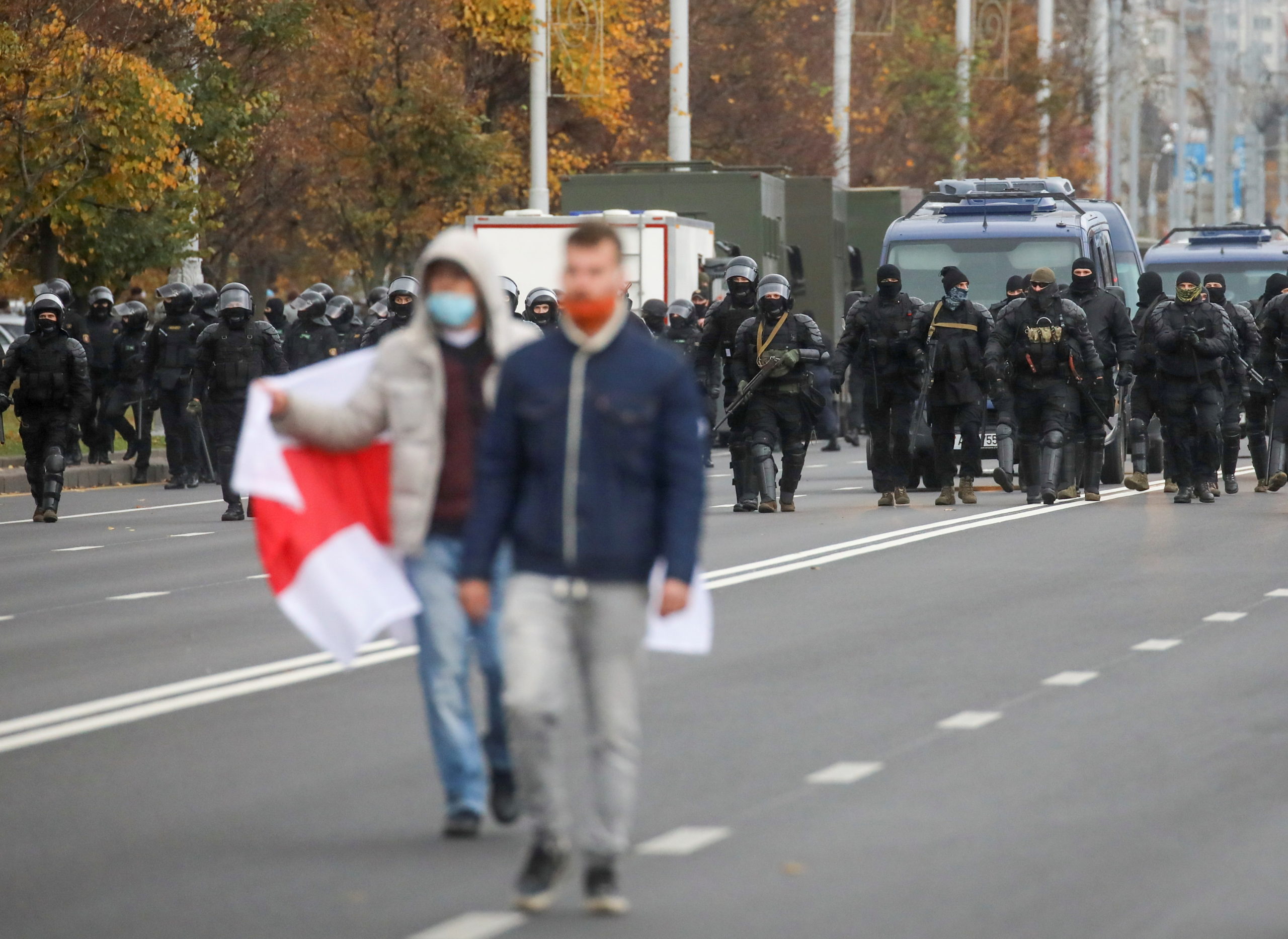 Plusieurs centaines de manifestants arrêtés en Biélorussie