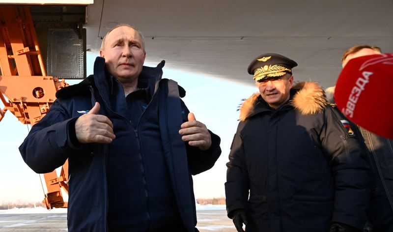 Photo du président russe, Vladimir Poutine. /Photo prise le 22 février 2024 à Kazan, Russie/REUTERS/Sputnik/Dmitry Azarov
