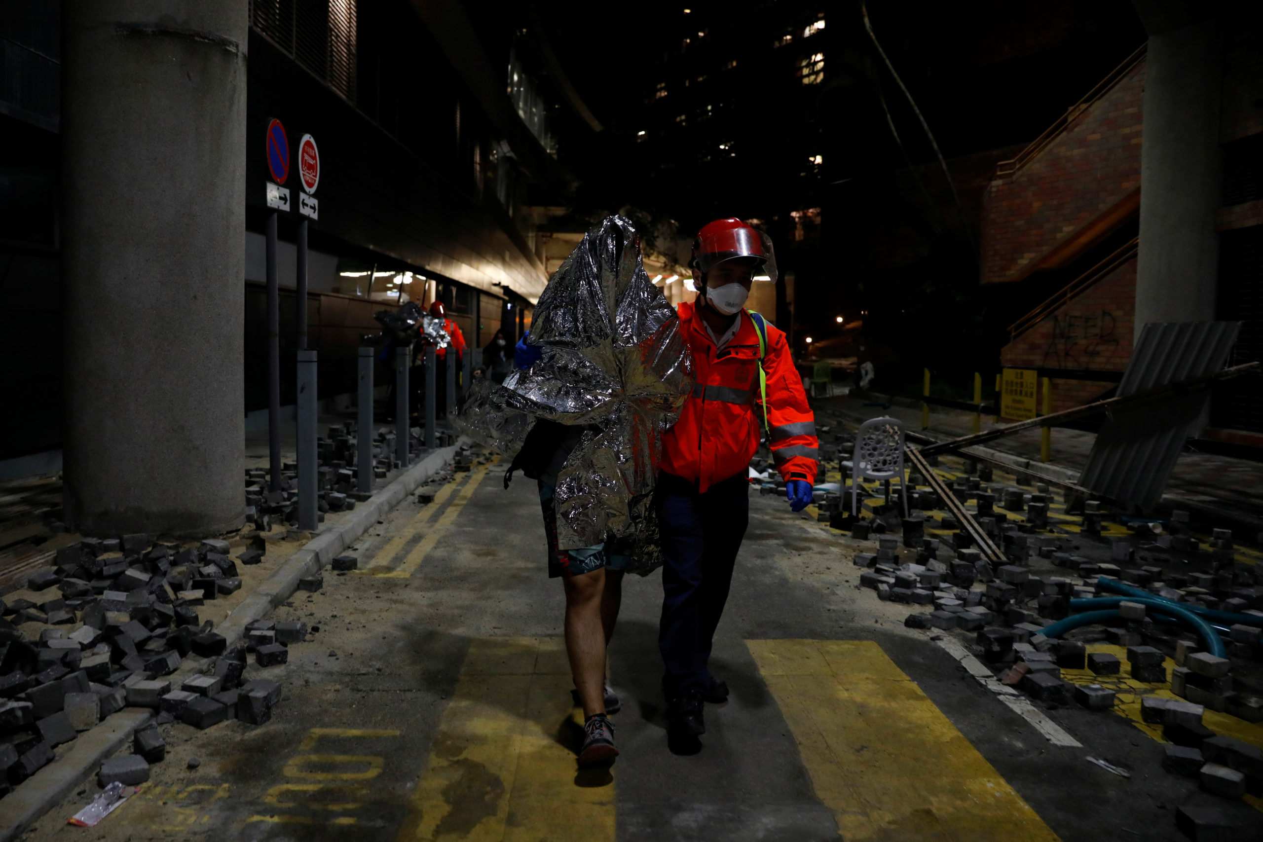 Le Congrès américain a adopté mercredi deux textes visant à soutenir les manifestants à Hong Kong et envoyer un avertissement à la Chine sur la question des droits humains, une démarche qui pourrait compliquer les relations entre Washington et Pékin engagés dans des négociations commerciales délicates. /Photo prise le 20 novembre 2019/REUTERS/Adnan Abidi