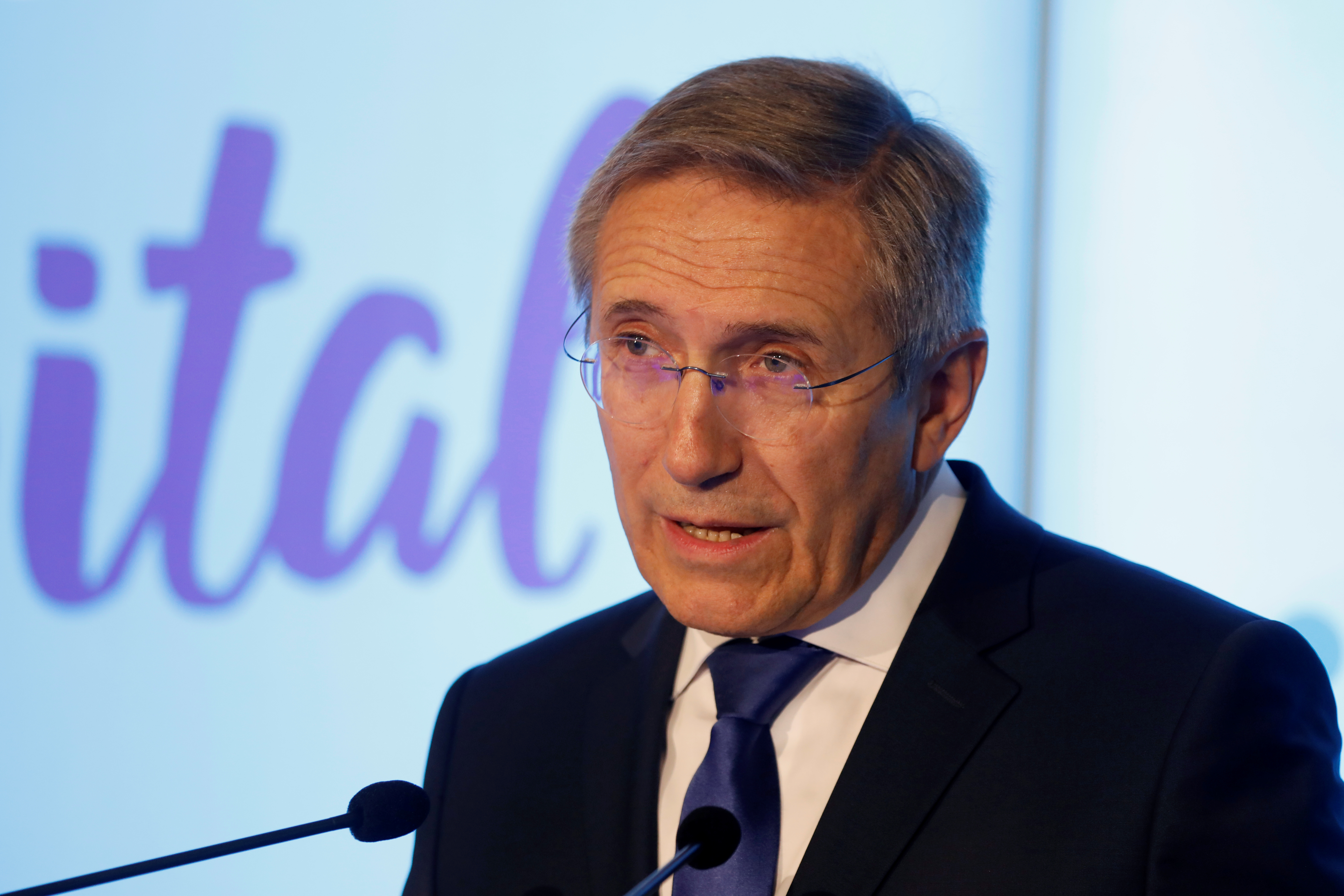 Des cessions d'actifs autres que celles de la Française des Jeux sont possibles, a déclaré jeudi Martin Vial (photo), commissaire aux participations de l'Etat. /Photo prise le 18 octobre 2019/REUTERS/Charles Platiau