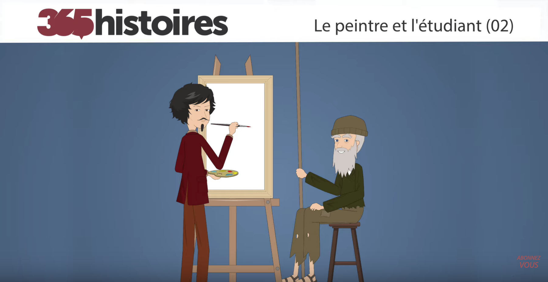 Le peintre et l'étudiant