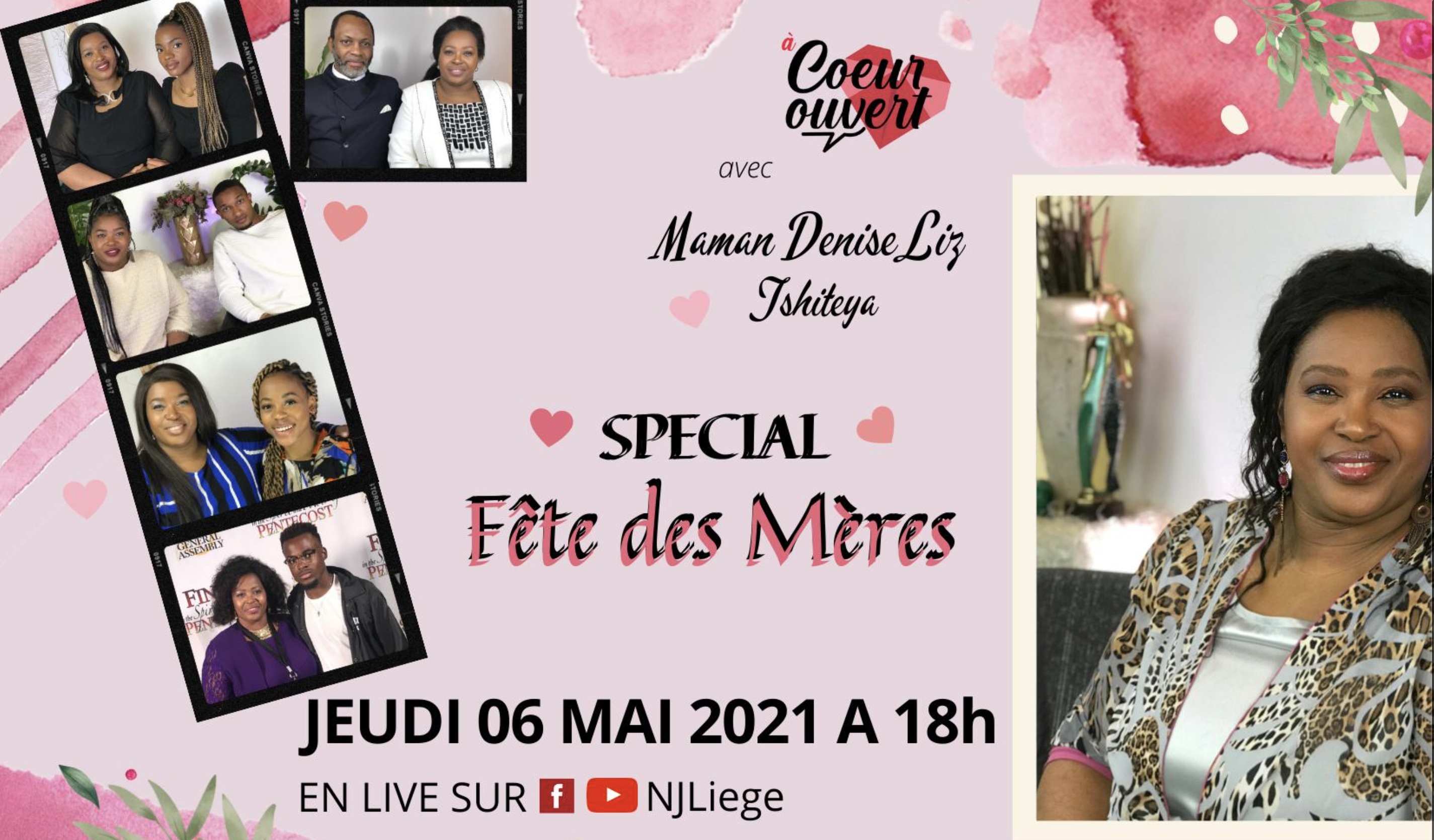 A Cœur Ouvert : Spécial fête des Mères - Denise Liz Tshiteya