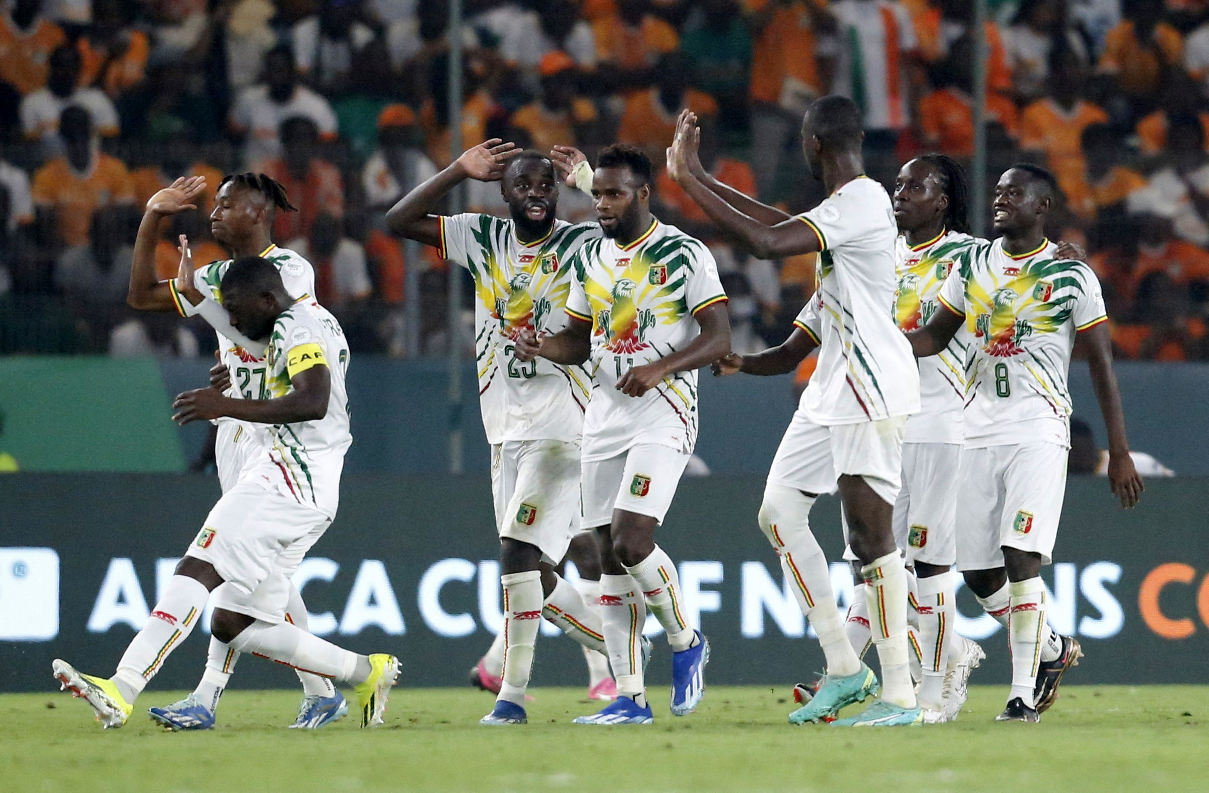 Qualification de la Côte d'ivoire pour le dernier carré de la CAN./Photo prise le 3 février 2024/REUTERS/LUC GNAGO