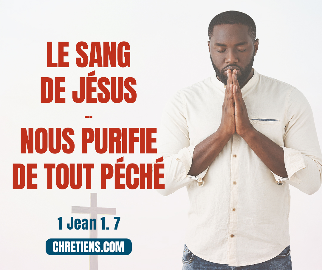 Mais si nous marchons dans la lumière, comme il est lui-même dans la lumière, nous sommes mutuellement en communion, et le sang de Jésus son Fils nous purifie de tout péché. 1 Jean 1:7