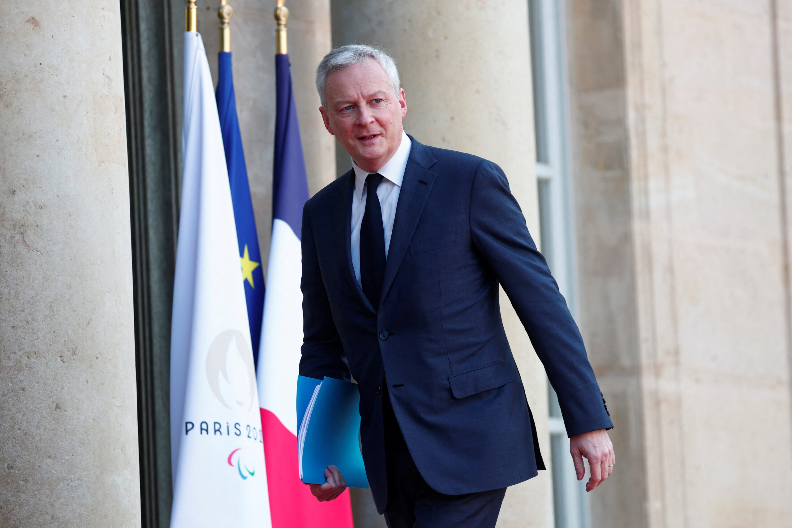 Le ministre de l'Economie et des Finances Bruno Le Maire au Palais de l'Élysée à Paris, France. /Photo prise le 27 février 2024/REUTERS/Gonzalo Fuentes