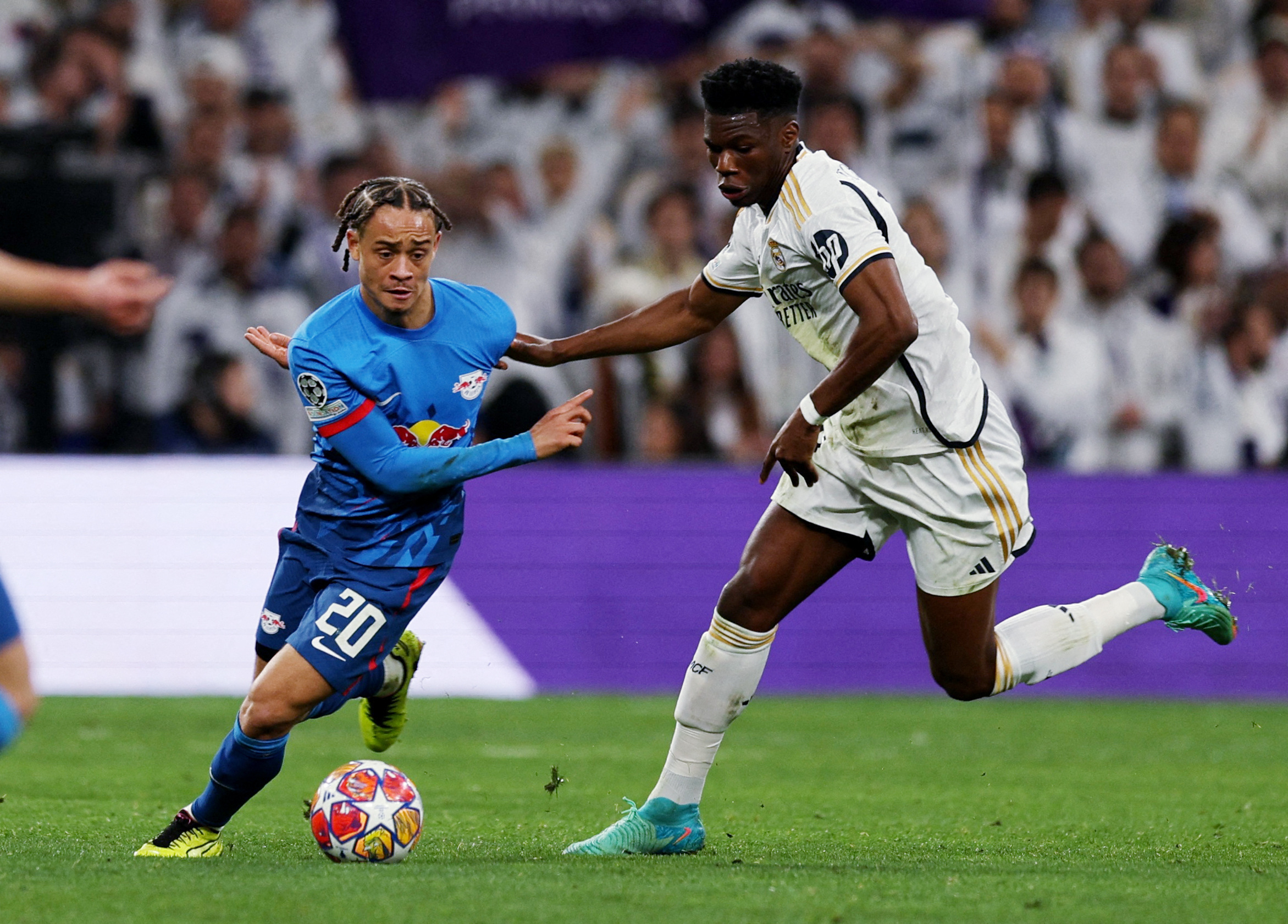 Le Real Madrid se qualifie 2-1 au cumul des deux matches /Photo prise le 6 mars 2024/REUTERS/Violeta Santos Moura