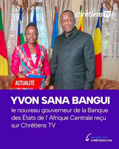 Le gouverneur de la Banque des États de l’Afrique Centrale (BEAC), Yvon Sana Bangui, a été reçu en fin de semaine dernière dans l’émission de « Qui est Qui? » animée par Zenabou NDOCKI sur la chaîne chrétienne par satellite Chrétiens TV.