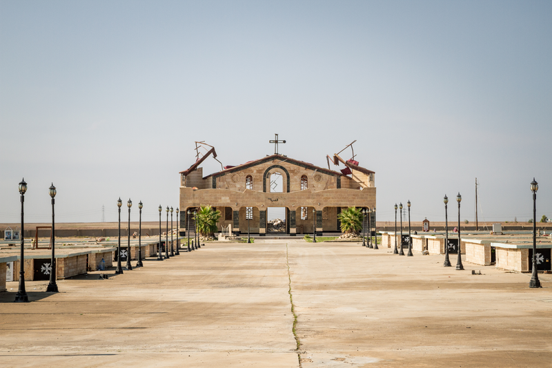 Église détruite en Irak.