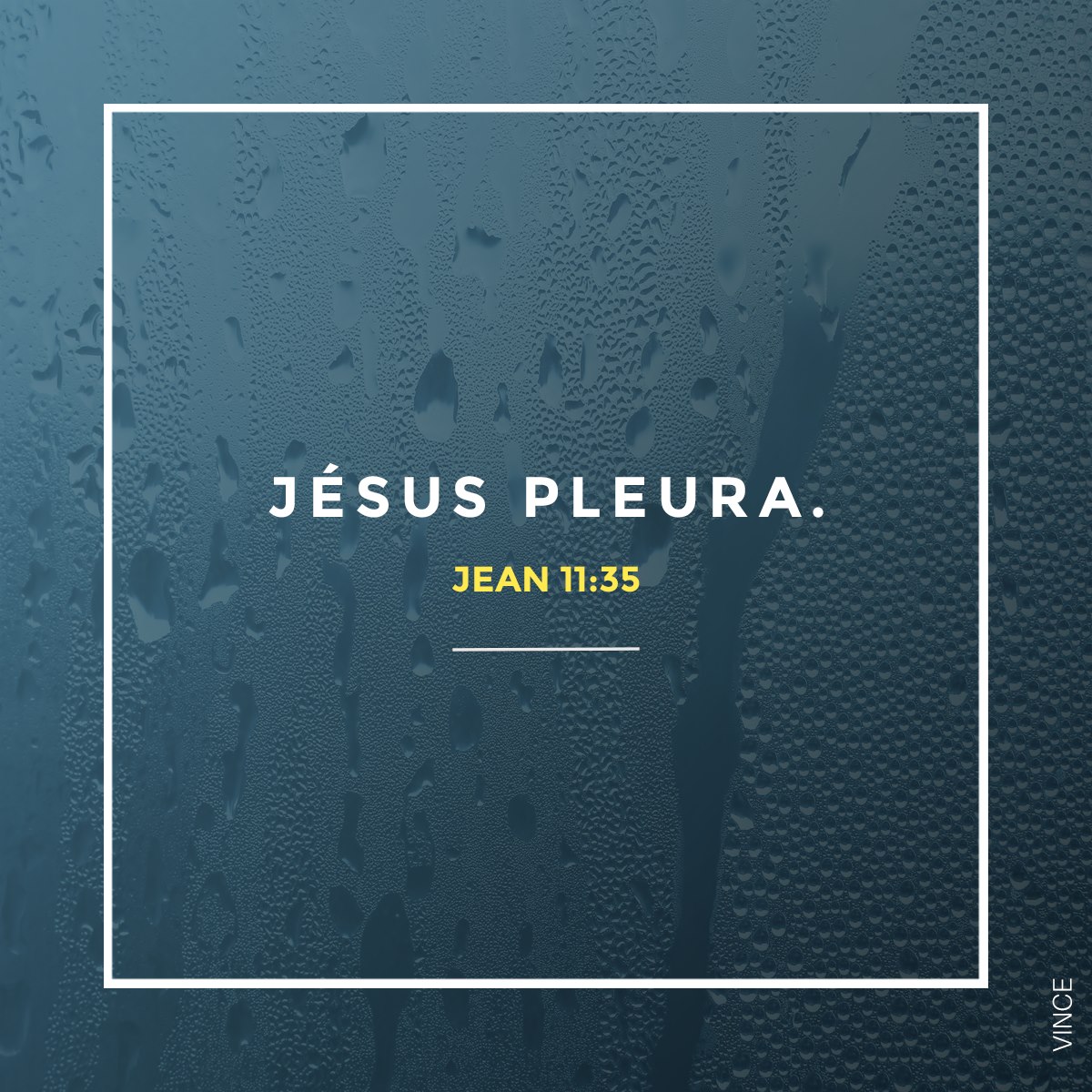 “Quand Jésus la vit pleurer, et les Juifs qui étaient venus avec elle pleurer, il frémit en son esprit et se troubla ; il dit : Où l’avez-vous mis ? Ils lui disent : Seigneur, viens et vois. Jésus pleura. Les Juifs dirent alors : Voyez comme il l’aimait ! ” Jean 11.33-36