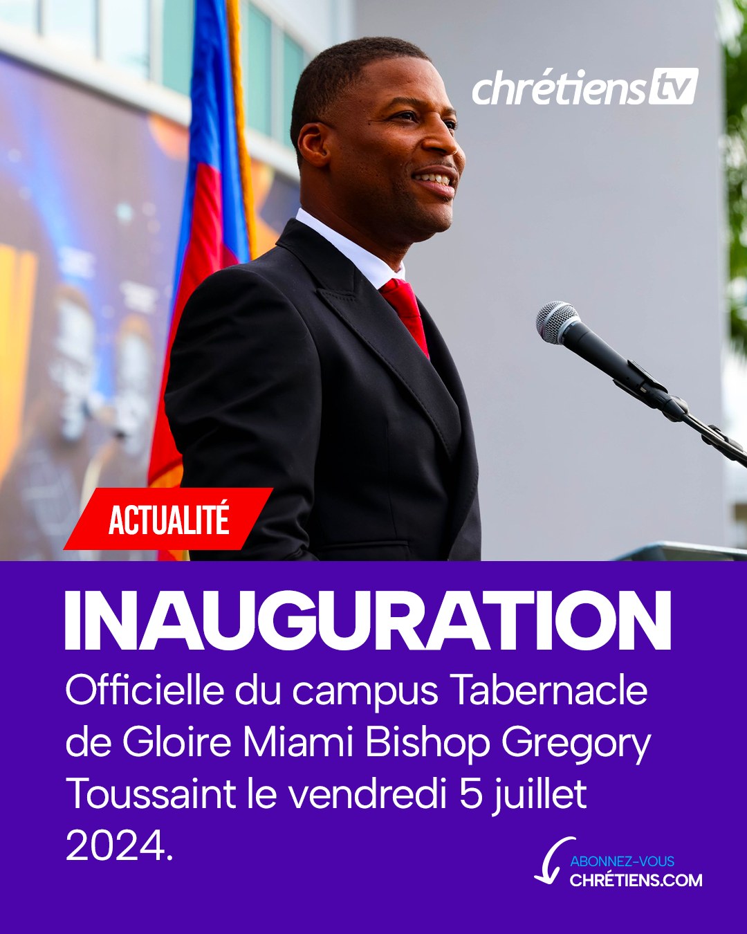 L’église Tabernacle de Gloire du pasteur haïtien Grégory Toussaint a été inaugurée à Miami, aux Etats-Unis, le vendredi 5 juillet 2024.