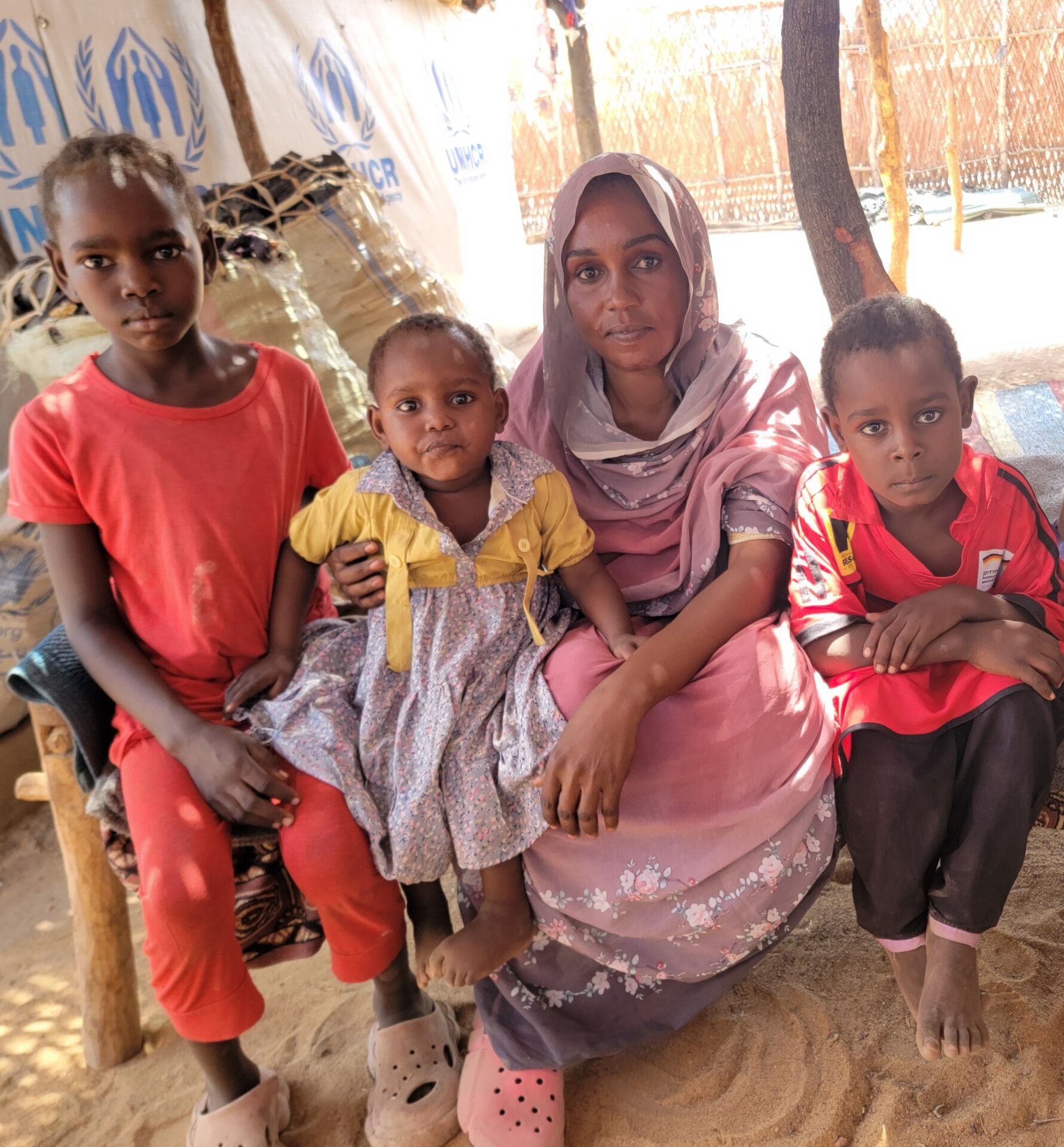 Sarah et ses enfants, Soudan du Sud. csi