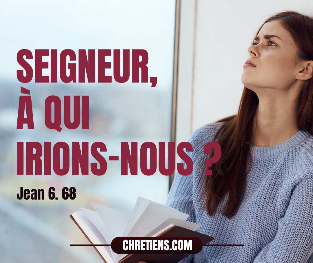 Simon Pierre lui répondit : Seigneur, à qui irions-nous ? Tu as les paroles de la vie éternelle. Jean 6:68 