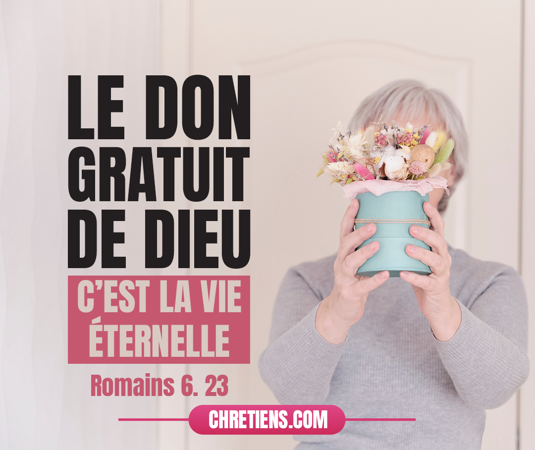 Car le salaire du péché, c’est la mort ; mais le don gratuit de Dieu, c’est la vie éternelle en Jésus-Christ notre Seigneur. Romains 6:23 