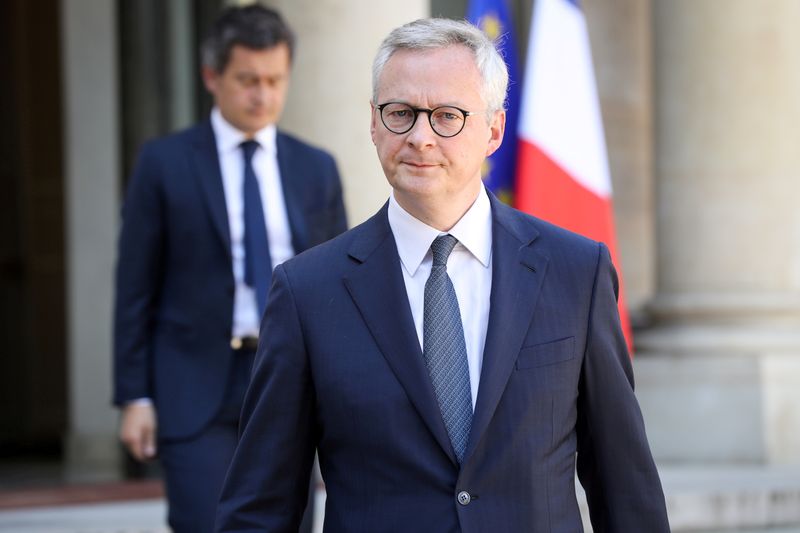 L'ETAT A MOBILISÉ €450 MDS POUR L'ÉCONOMIE FRANÇAISE, DIT LE MAIRE