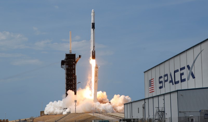 USA: LA FUSÉE SPACEX A DÉCOLLÉ DE CAP CANAVERAL