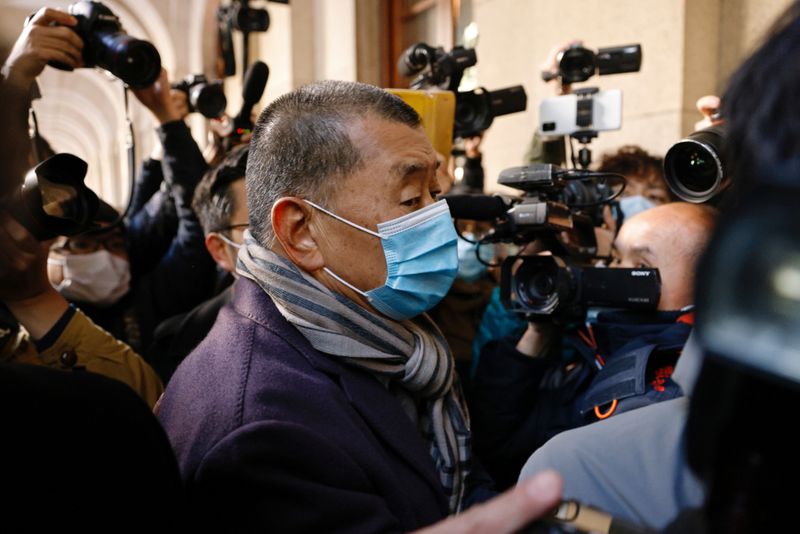 Hong Kong: Le magnat de la presse Jimmy Lai retourne en prison