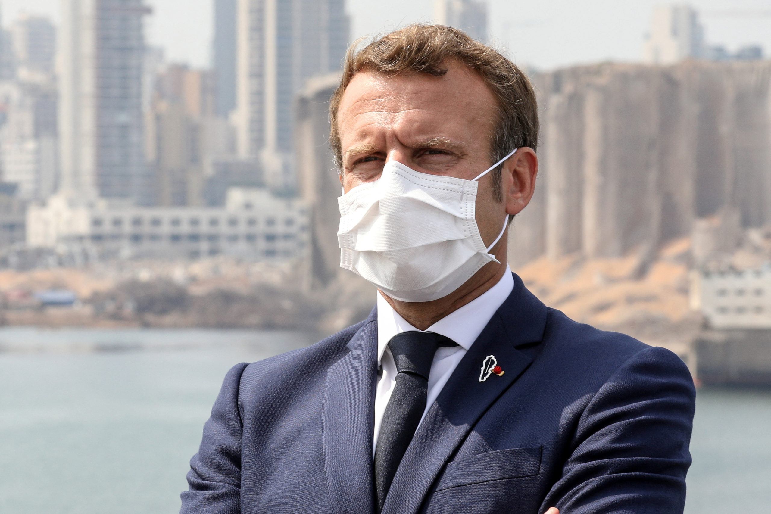 Emmanuel Macron, de retour au Liban, insiste sur l'urgence d'un changement