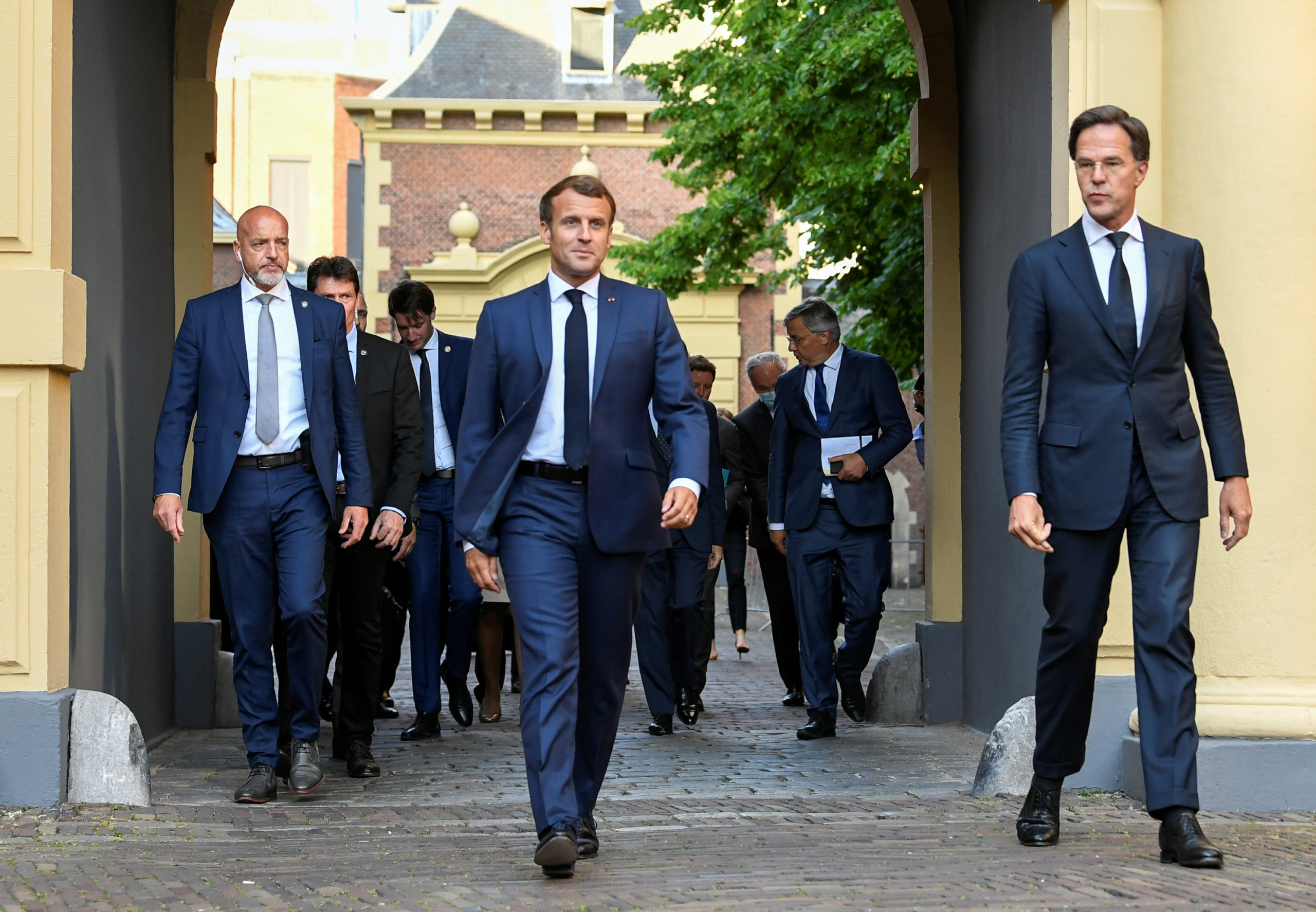 Macron et le Premier ministre néerlandais avancent sur le budget de l'UE