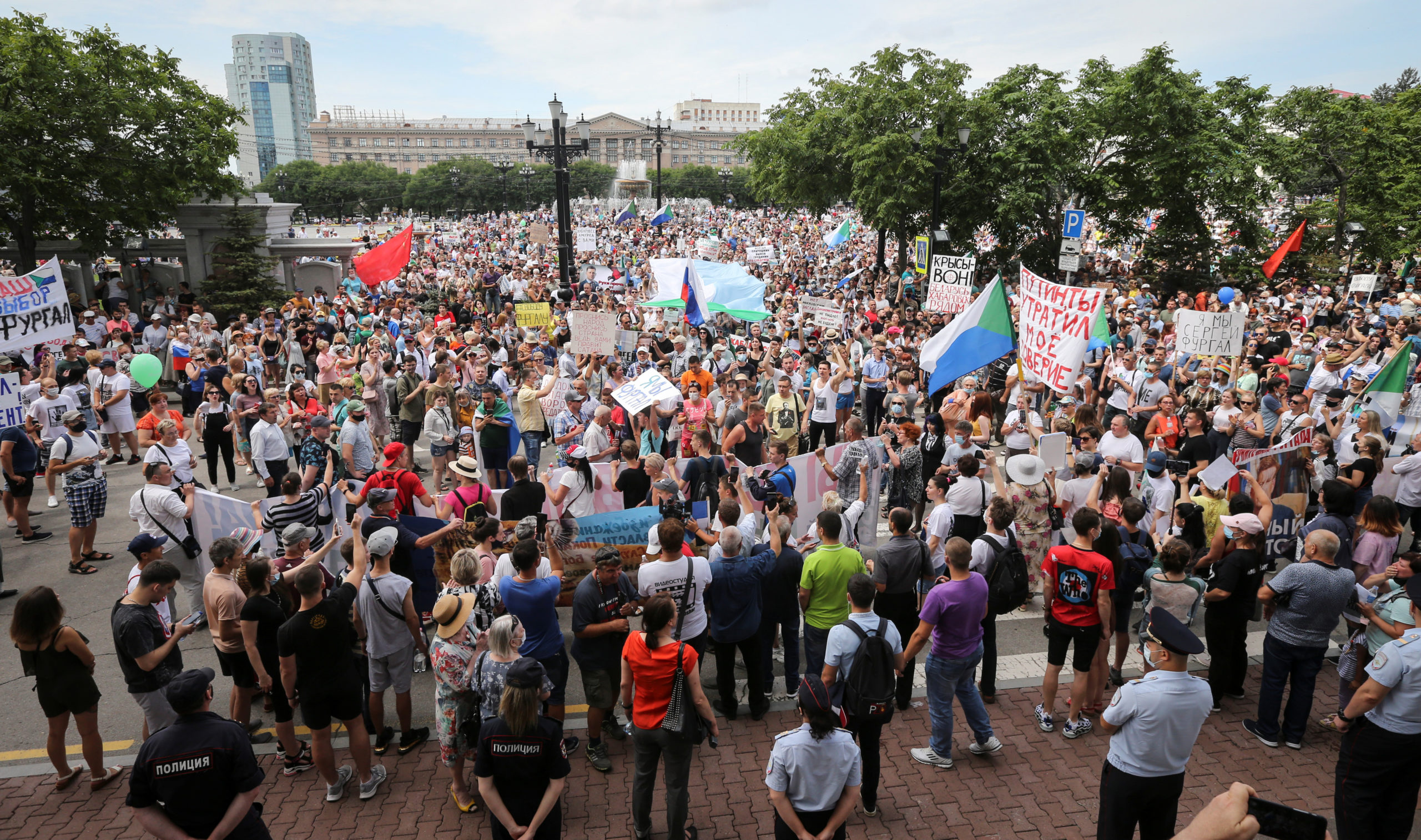 Russie: Nouveau week-end de manifestation anti-Kremlin à Khabarovsk